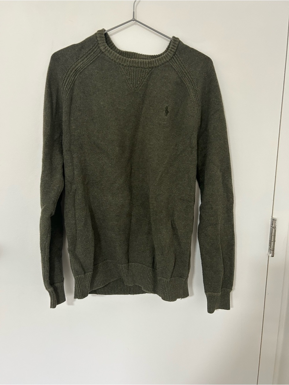Ralph Lauren Olive Green Crewneck Sweater